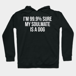 I'm 99% Sure My Soulmate Is A Dog Hoodie